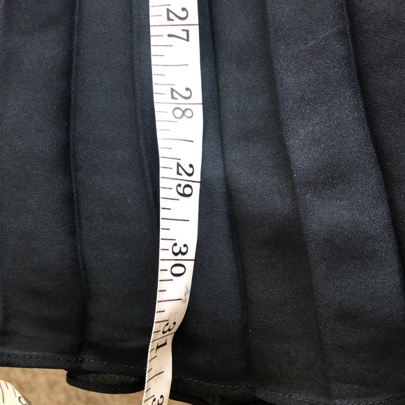 Maurice’s black chiffon pleated skirt medium - Picture 12 of 15